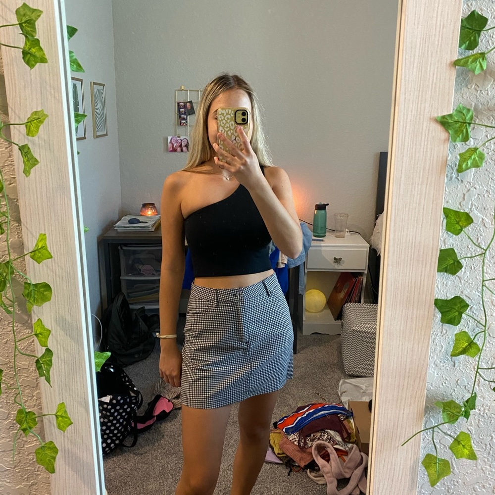 Gingham skirt forever 21